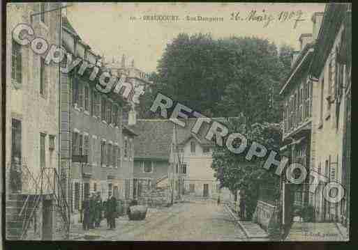 Ville de BEAUCOURT Carte postale ancienne